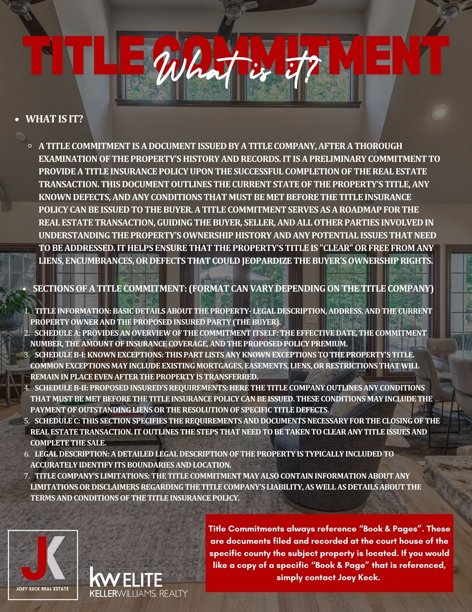Title Commitment- What is it